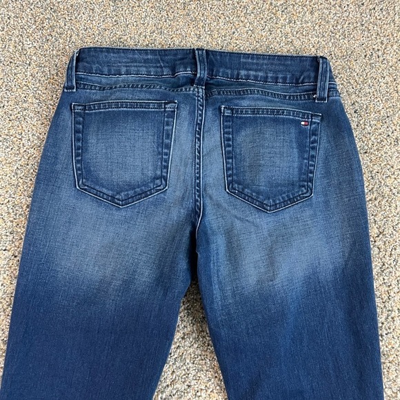 Tommy Hilfiger Cropped Jeans Women's 2 Low Rise Medium Wash Stretch Denim - Picture 4 of 7